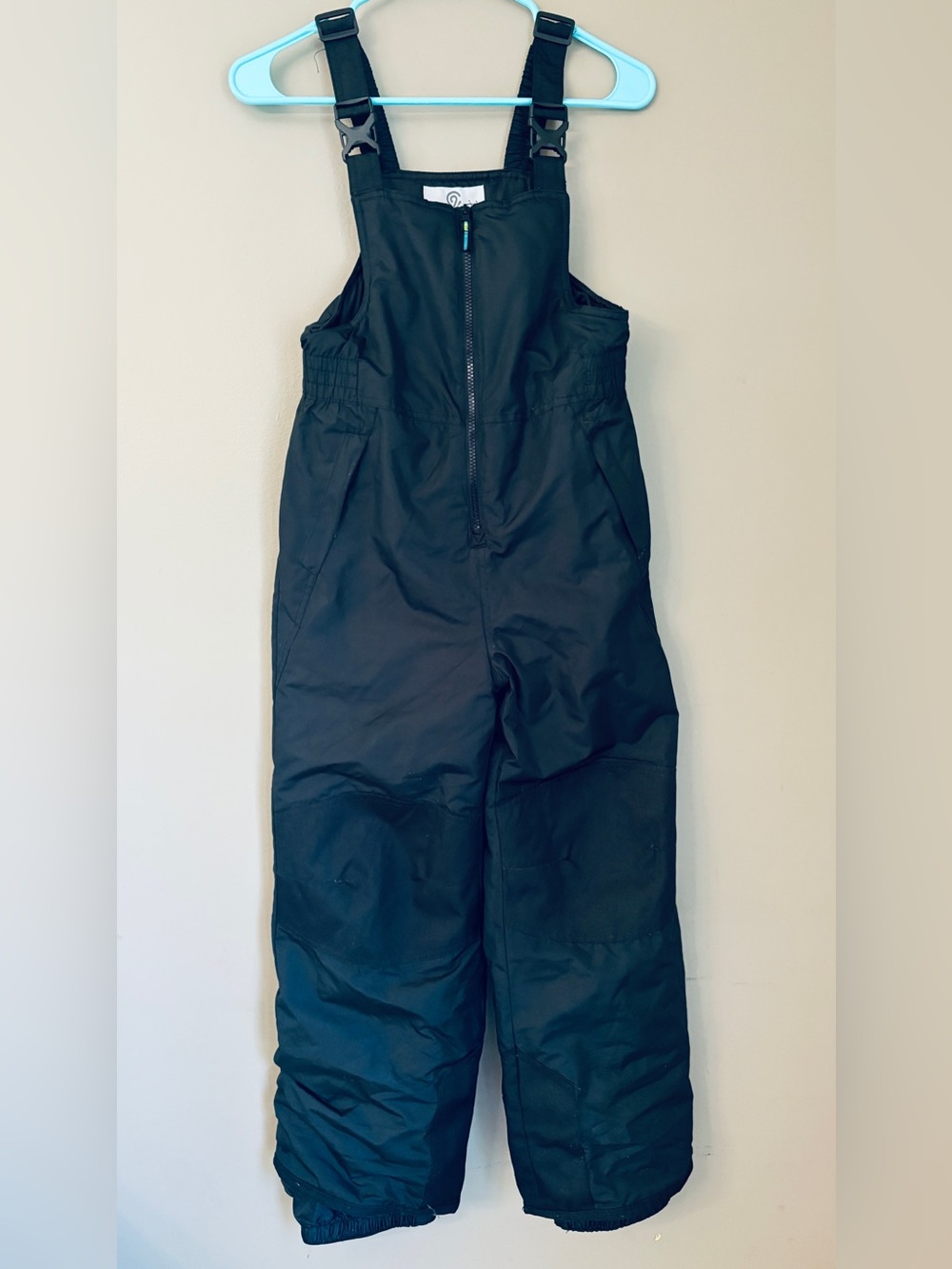 Youth UNISEX Champion Venture Dry Ski Bib Pants MED 8-10 Black Snow Pants Kids